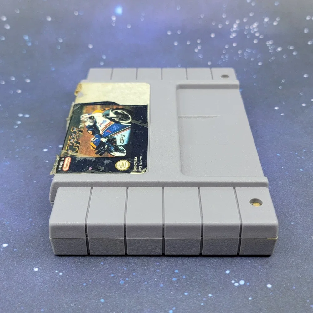 GP-1 Nintendo Super NES SNES 1993 Racing Game Cartridge SNS-G7-USA Atlus